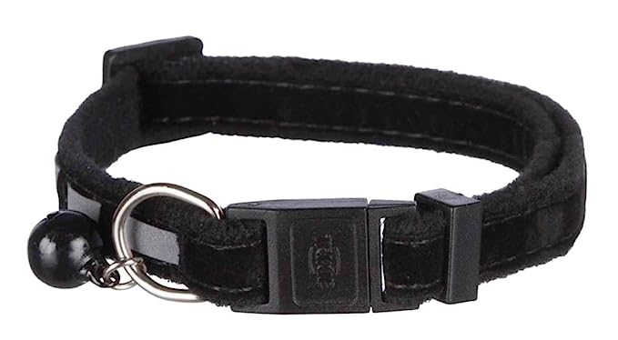 Trixie Safer Life Cat Collar - Adjustable Nylon Collar Belt for Cats (Pack Of 4)