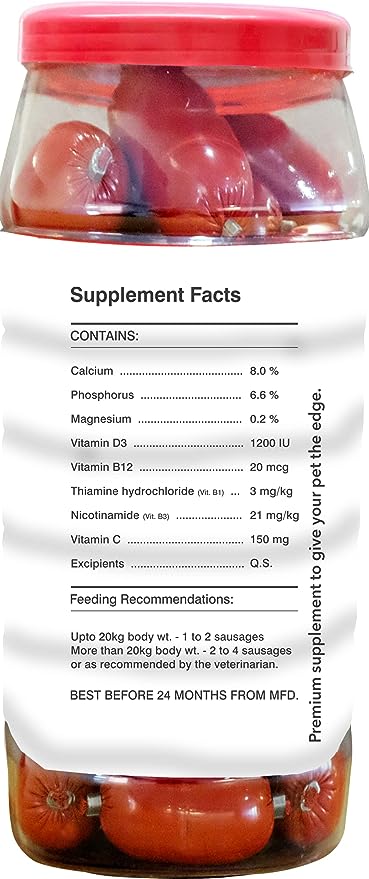 Drools Absolute Calcium Sausage Dog Supplement