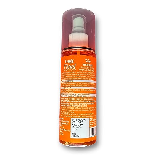 Lozalo Floral Body Splash (Tulip) for Dogs & Cats