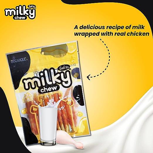 Milky Chew Stick Treats for Dogs