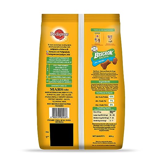 Pedigree Biscrok Biscuits with Chicken