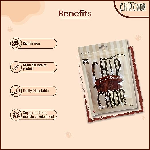 Chip Chops Roast Duck Slice Dog Treat