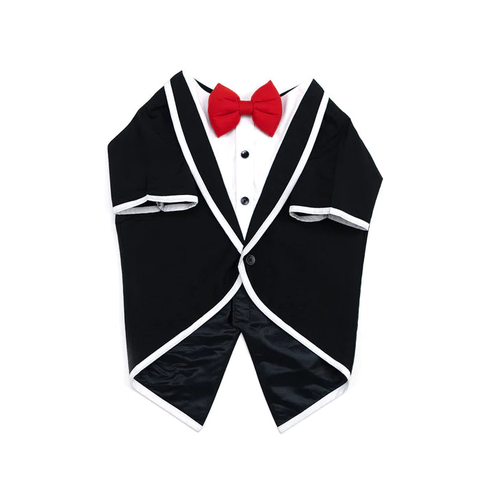 Dog O Bow - TUXEDO WITH SLEEVES- (S/XXL)