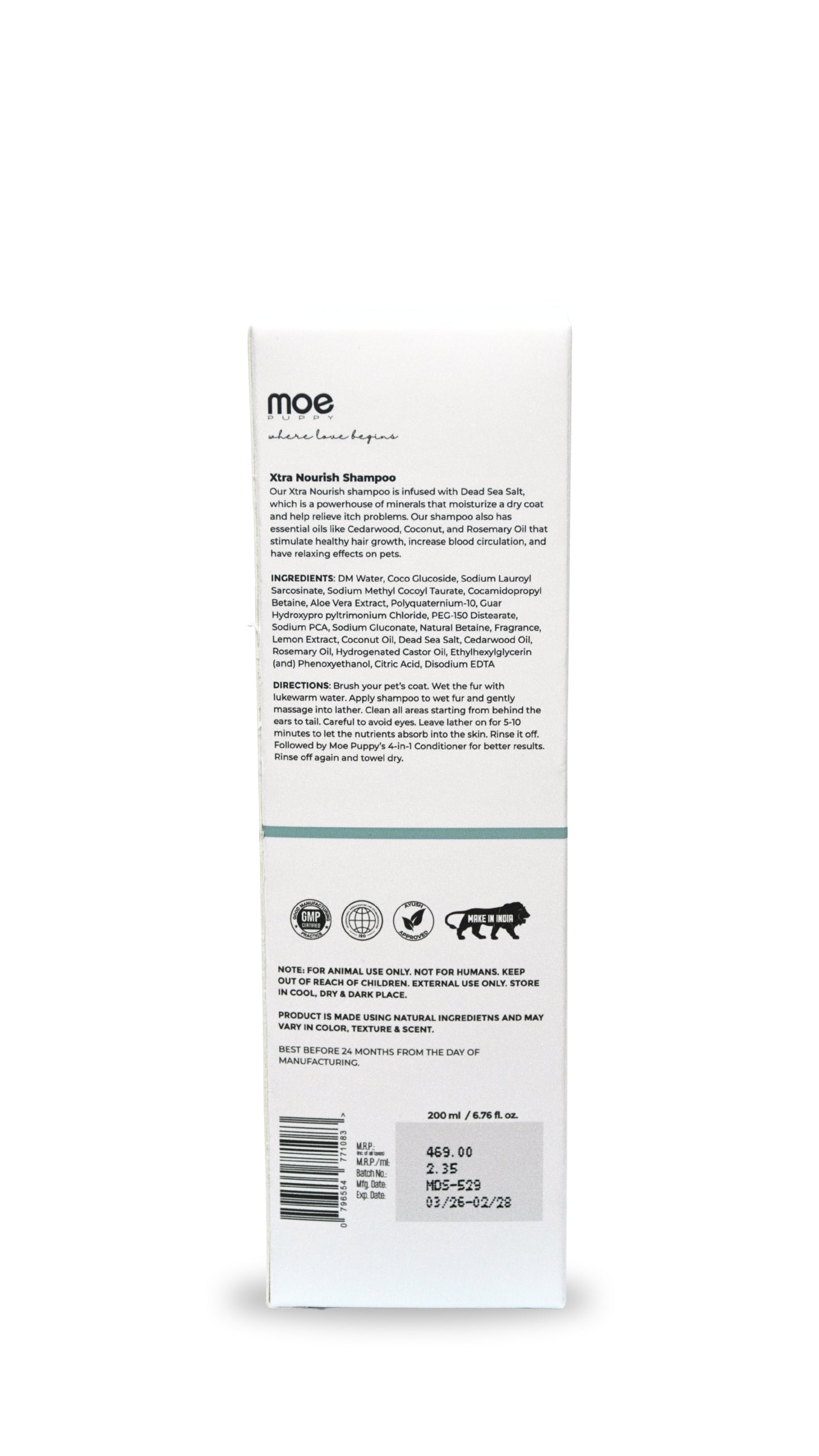 Xtra Nourish Medicated Shampoo Dogs/Cats