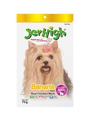 JerHigh Fruity Banana Stick Young Dog Treats