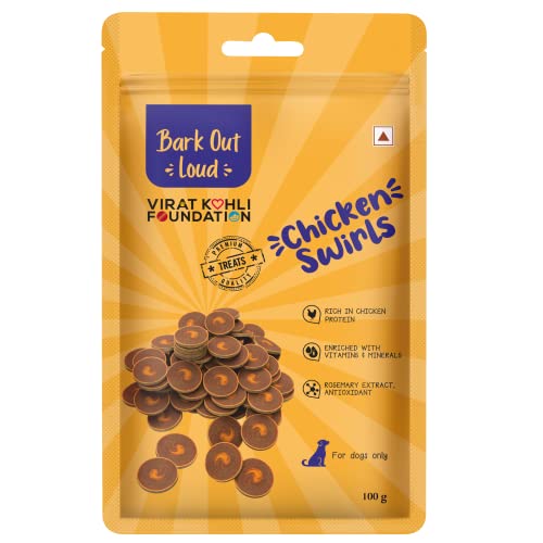 Bark Out Loud by Vivaldis - Chicken Swirls Dog Treat