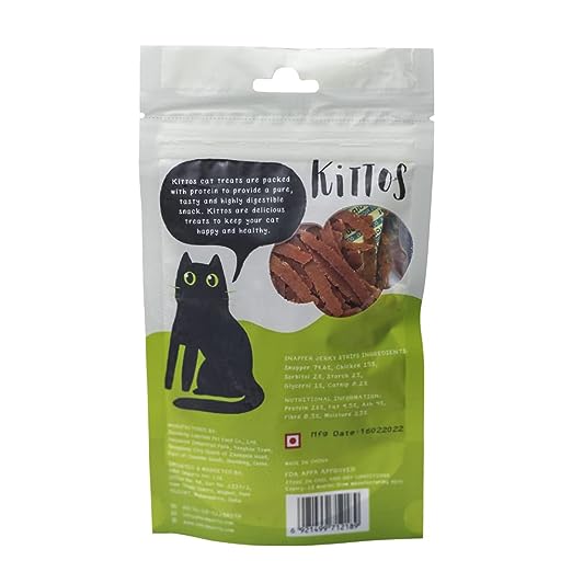 Kittos Snapper Jerky Strips