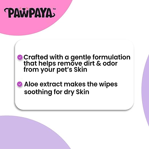 Pawpaya Everyday Pet Wipes - Cats and Dogs