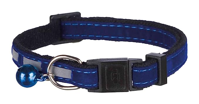 Trixie Safer Life Cat Collar - Adjustable Nylon Collar Belt for Cats (Pack Of 4)