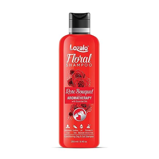 Lozalo Floral Pet Shampoo Rose Bouquet Fragrance - Cats & Dogs