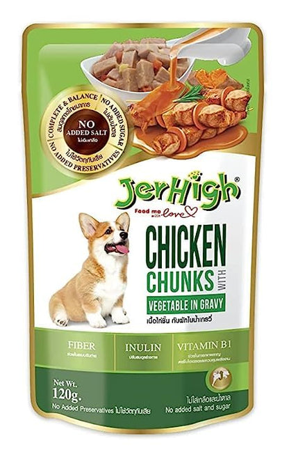 Jer High  Chicken Chunks Vegetable in Gravy