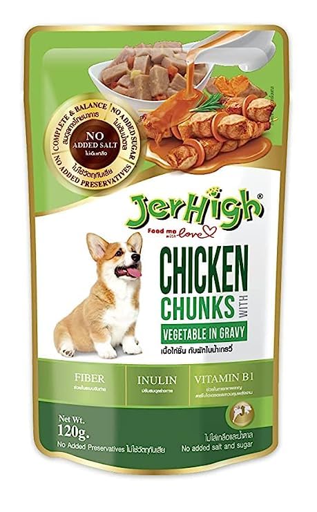Jer High  Chicken Chunks Vegetable in Gravy