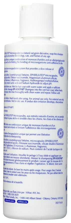 Virbac Epi-Soothe Oatmeal Shampoo