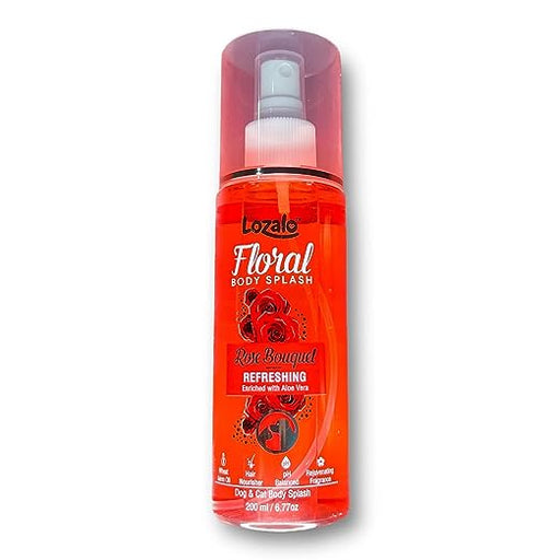 Lozalo Floral Body Splash (Rose Bouquet) for Dogs & Cats