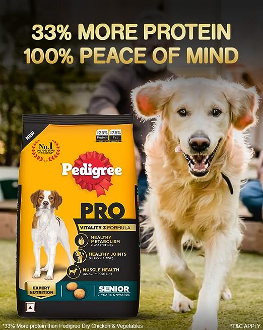 Pedigree Pro Senior, Dry Dog Food
