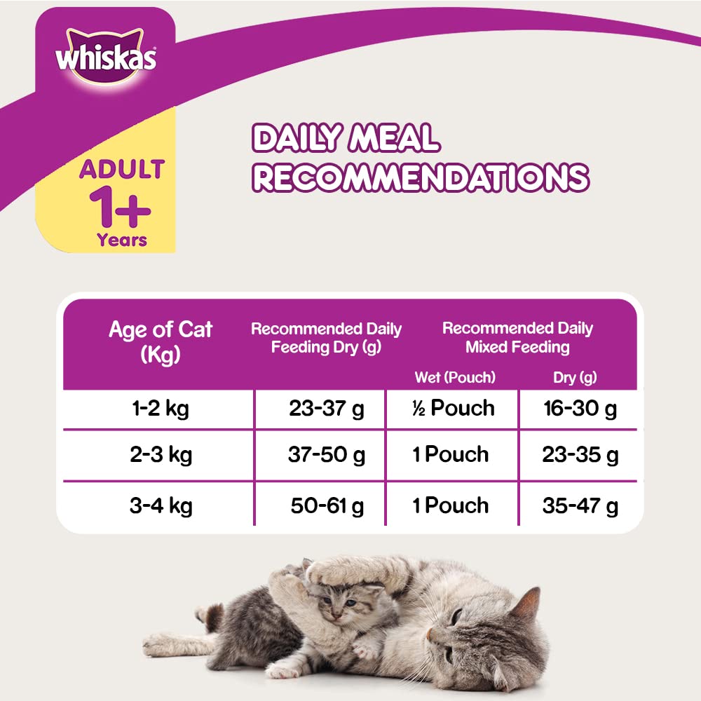 Whiskas Dry Cat Food for Adult Cats