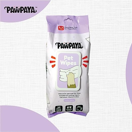 Pawpaya Everyday Pet Wipes - Cats and Dogs