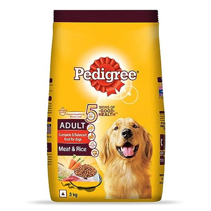 Pedigree Dry Adult Meat & Rice