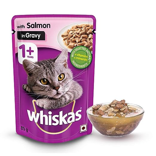 Whiskas Salmon in Gravy Adult 85g