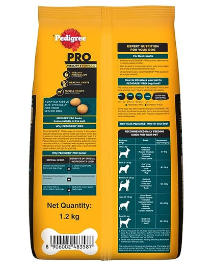 Pedigree Pro Senior, Dry Dog Food