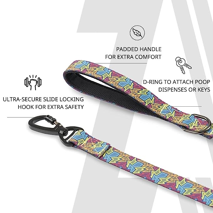 Zoomiez Bolt Printed Dog Leash