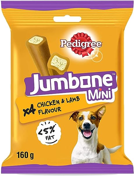 Pedigree Jumbone Mini Adult Dog Treat, Chicken & Lamb - 180gm