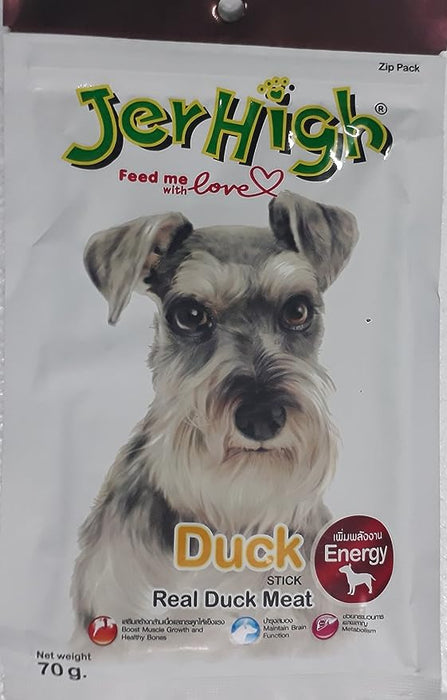 Jerhigh Duck Stick Dog Treats Made with Real Duck (Energy)