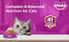 Whiskas Adult (+1 year) Dry Cat Food Food, Chicken Flavour