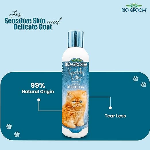 Bio-Groom Kuddly Kitty Tearless Kitten Shampoo for Cats