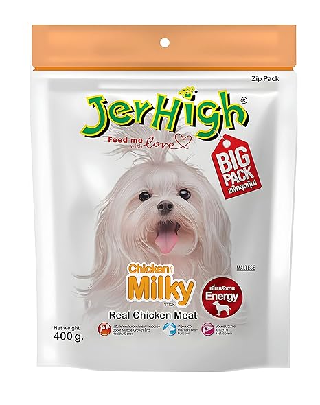 Jerhigh High Chicken Meat Milky Stick Dog Treats