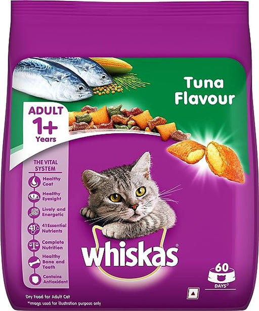 Whiskas Adult (+1 year) Dry Cat Food Food, Tuna Flavour