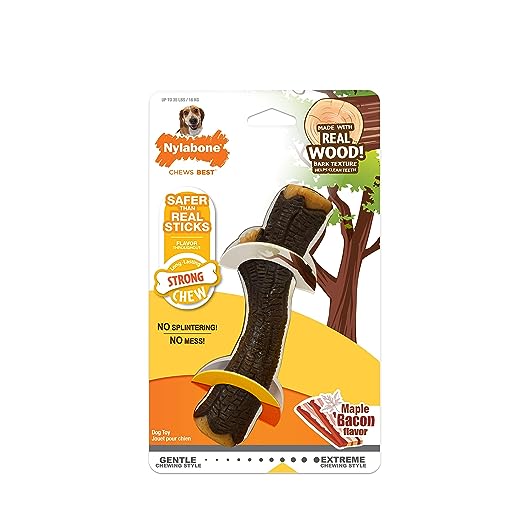 Nylabone Strong Chew Real Wood Stick