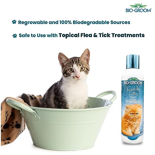 Bio-Groom Kuddly Kitty Tearless Kitten Shampoo for Cats