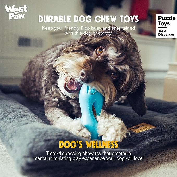 WEST PAW Zogoflex Qwizl Dog Puzzle Treat Toy
