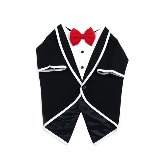 Dog O Bow -  TUXEDO WITH SLEEVES- (S/XXL)