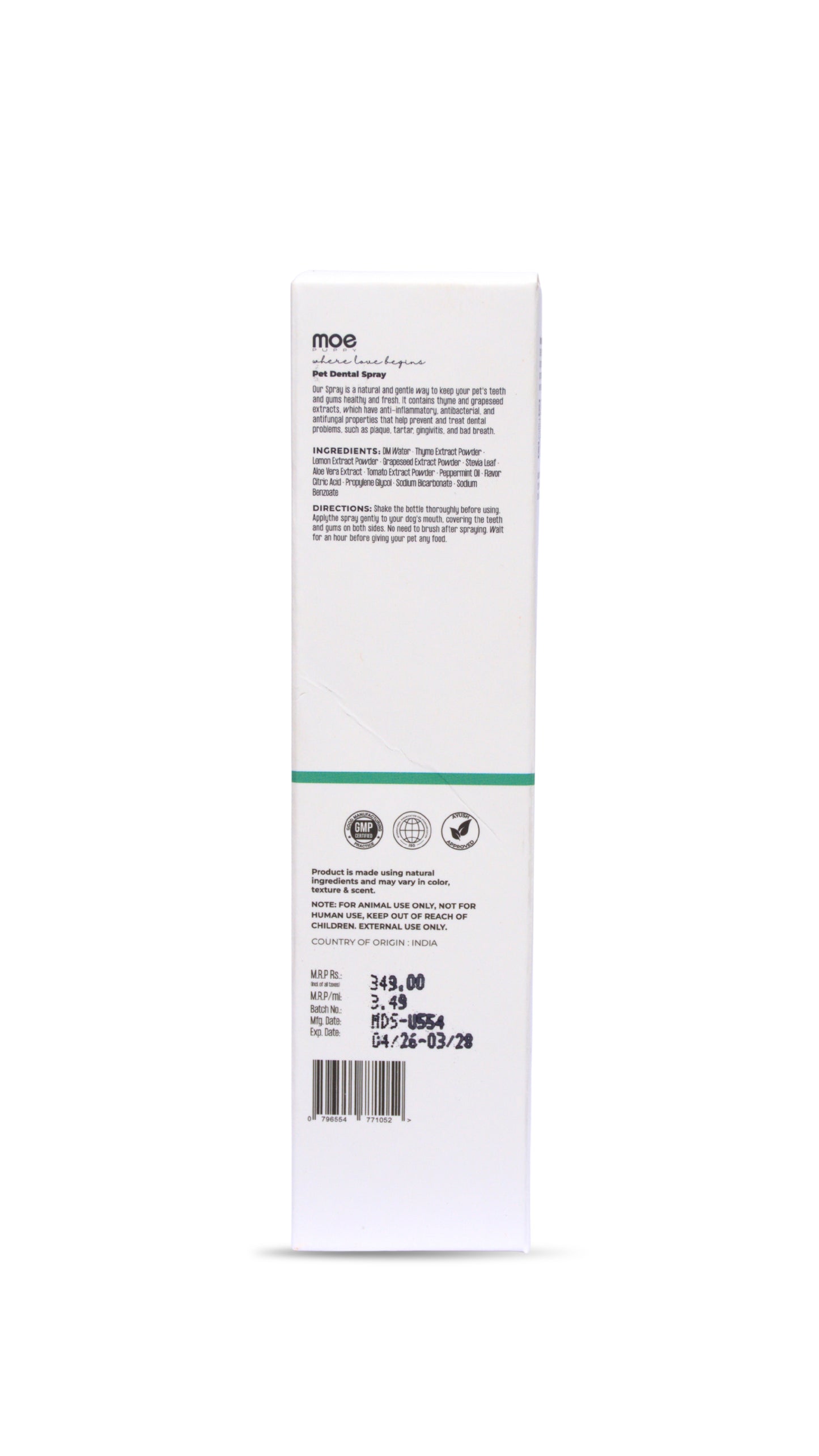 Dental Spray for Dogs & Cats