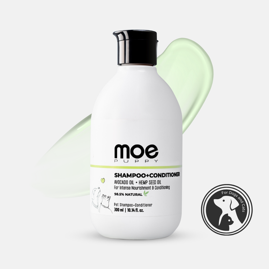 Moe Puppy Shampoo + Conditioner for Dogs & Cats