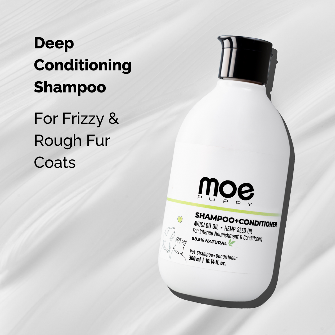 Moe Puppy Shampoo + Conditioner for Dogs & Cats