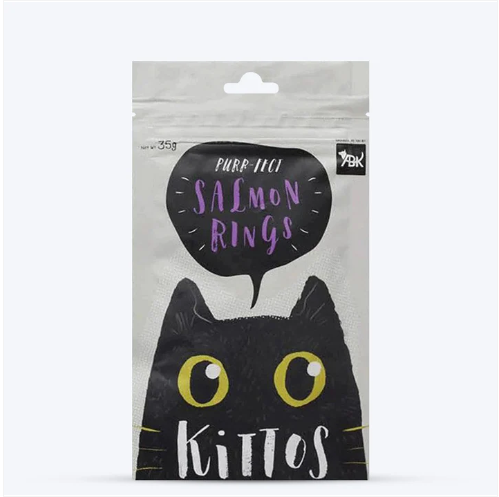 Kittos Purr-Fect Salmon Rings Cat Treats