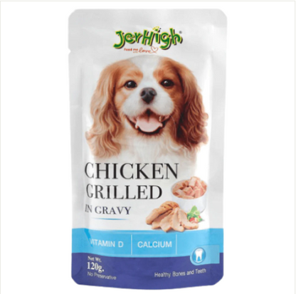 JerHigh Chicken Grilled in Gravy Dog Wet Food