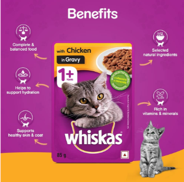 Whiskas Adult Chicken Gravy