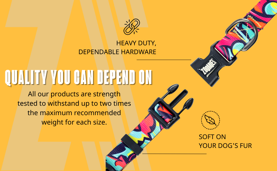 Zoomiez Drip Printed Dog Collar