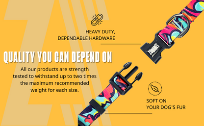 Zoomiez Drip Printed Dog Collar