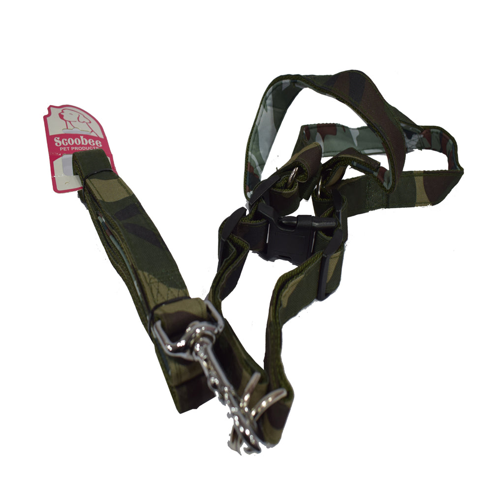 Dog harness army print - for Medium & Maxi Breed