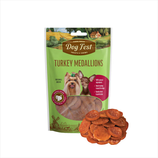 Dogfest- Turkey medallions