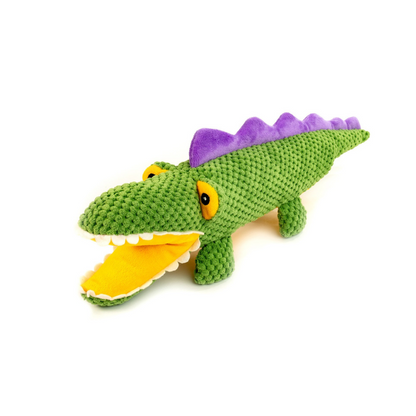 ThePetNest X Barkbutler™ : Aly-The-Gator Stuffed Dog Toy