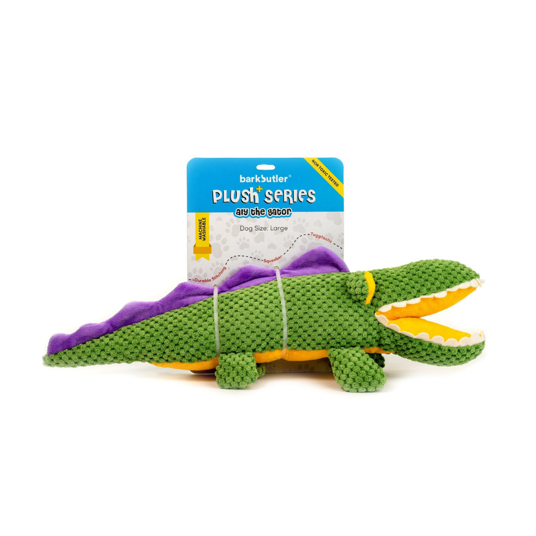 ThePetNest X Barkbutler™ : Aly-The-Gator Stuffed Dog Toy