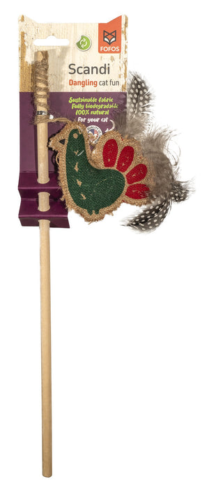 FOFOS™: Scandi Peacock with 40cm wooden stick