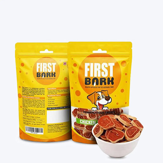 First Bark Chicken Cod Roll Dog Treats - 70 g