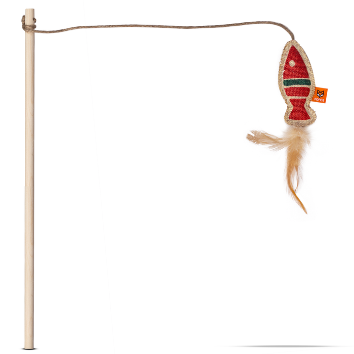 FOFOS™: Scandi Fish With 40cm Wooden Stick